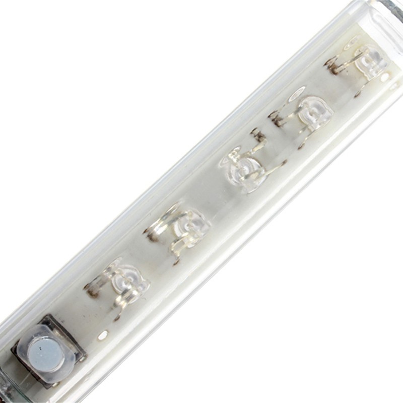 Lampu Peringatan 5 Led Warna-Warni 4 Warna Untuk Roda Sepeda / Motor / Mobil