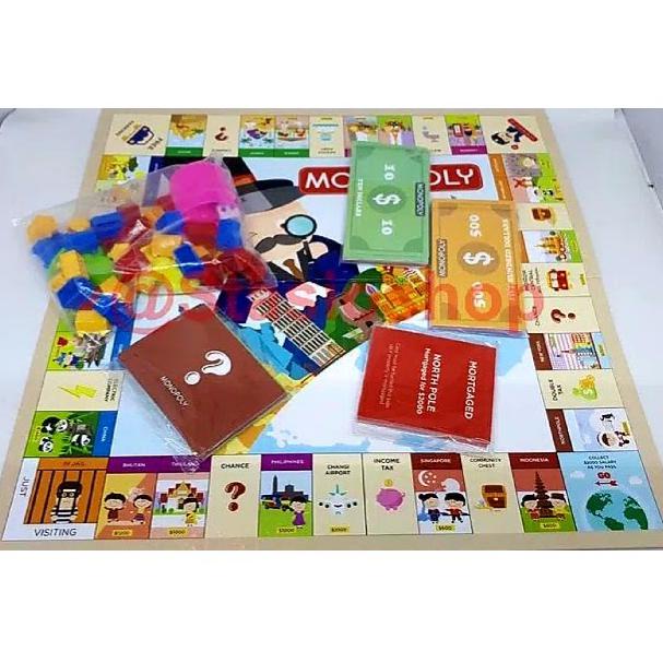Mainan keluarga Monopoly around the world
