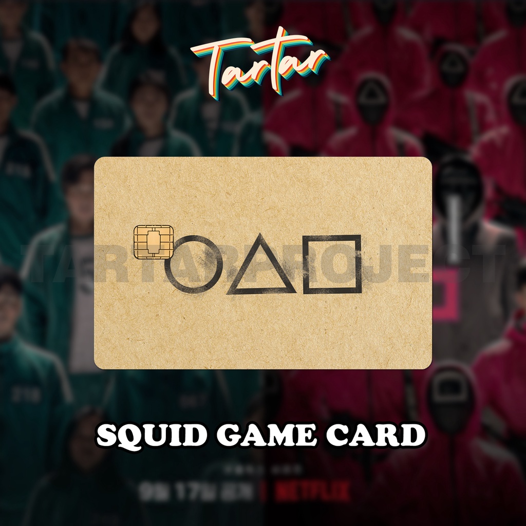 

SKIN / STICKER KARTU ATM / E MONEY / FLAZZ - SQUID GAME CARD
