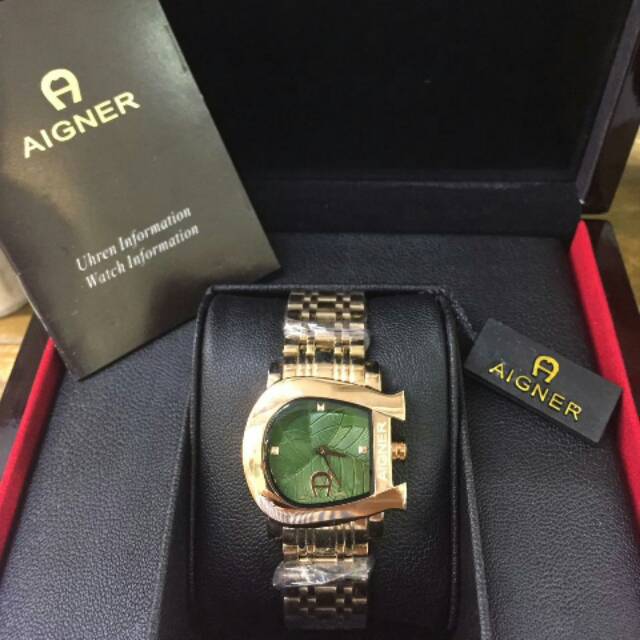 Jam tangan wanita AIGNER A1800 DAUN GRADE PREMIUM AAA+