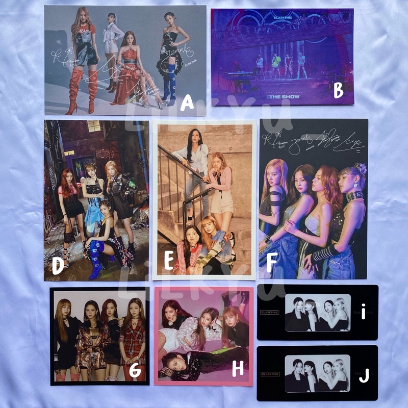 BLACKPINK OT4 POSTCARD POSCA ALBUM LISA JISOO JENNIE ROSE