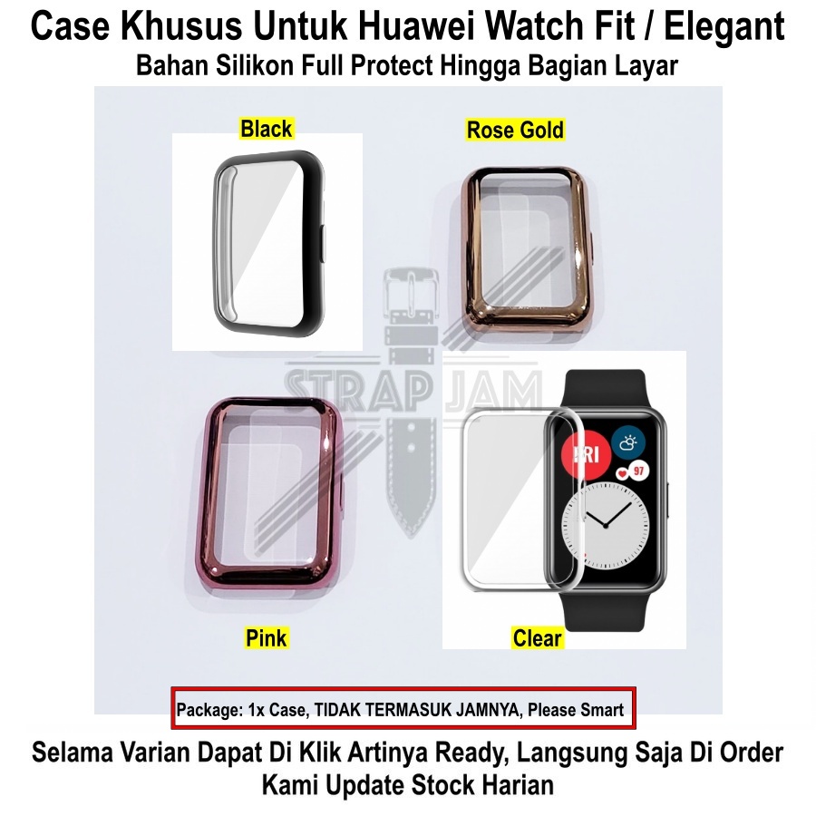 Case Huawei Watch Fit / Elegant - Silikon Bumper TPU Full Protector