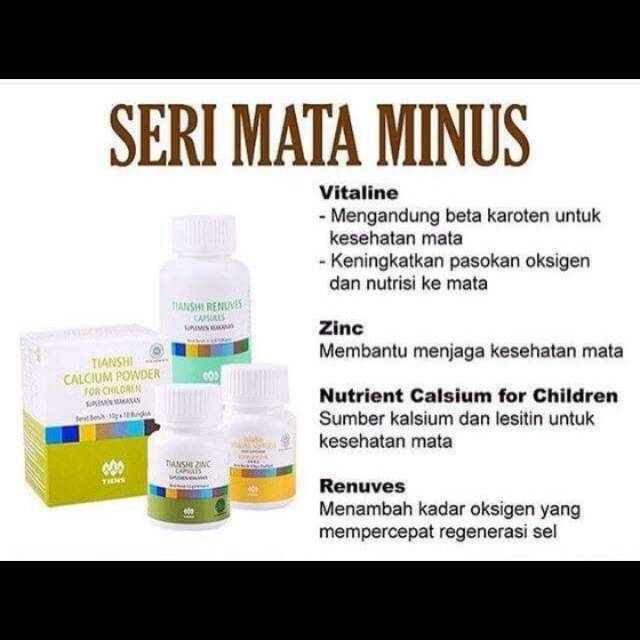 Seri Mata Minus Produk Tiens