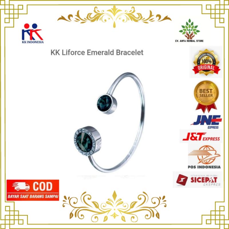 KK Liforce Emerald Bracelet/ Gelang Kesehatan