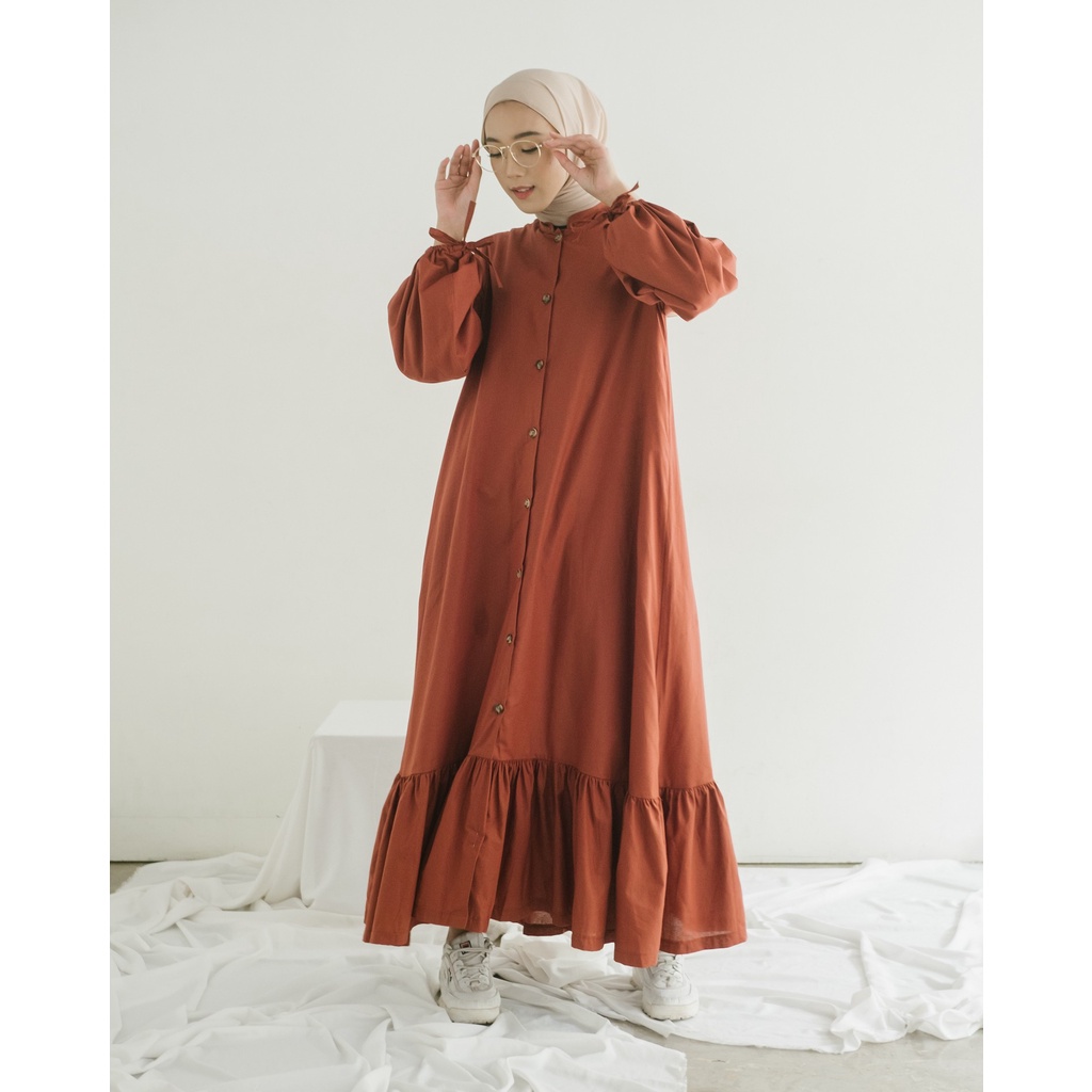 Myrubylicious ACADIA MAXI DRESS-TERRACOTTA