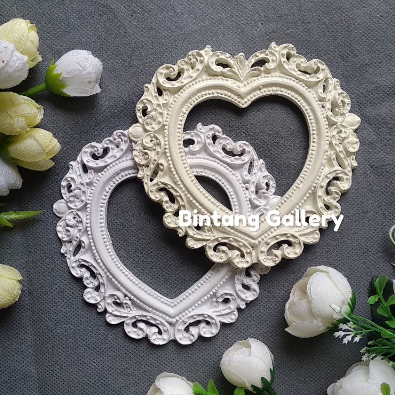 Frame Resin Love untuk keperluan Mahar scrapbook/aksesoris mahar