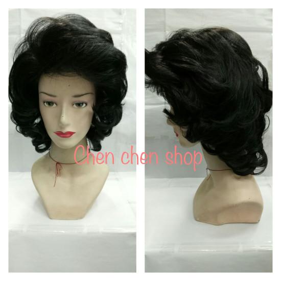 Wig/Rambut Palsu/Rambut Blow Sasak Ombak Hitam