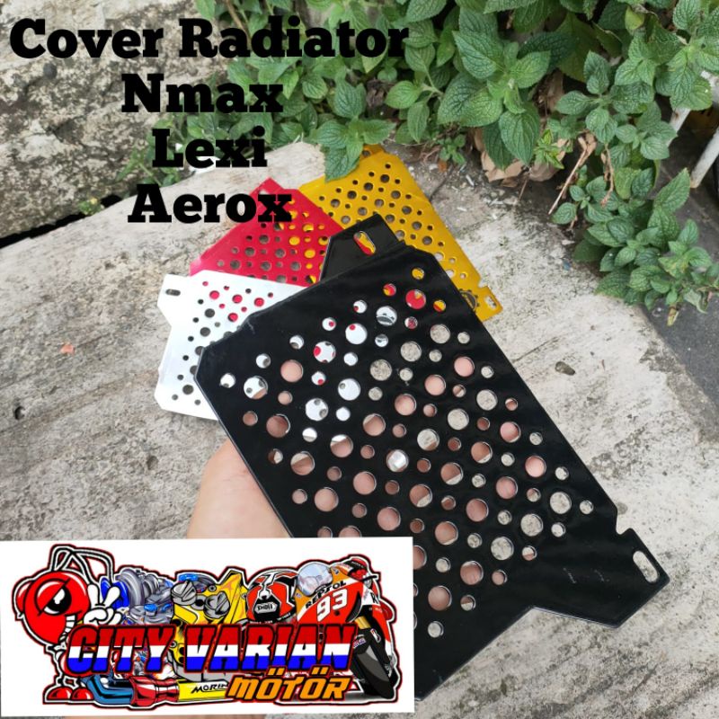 Tutup Radiator Nmax Aerox Lexi Cover Radiator Nmax Aerox Lexi CNC Cover Tutup Radiator Nmax Aerox