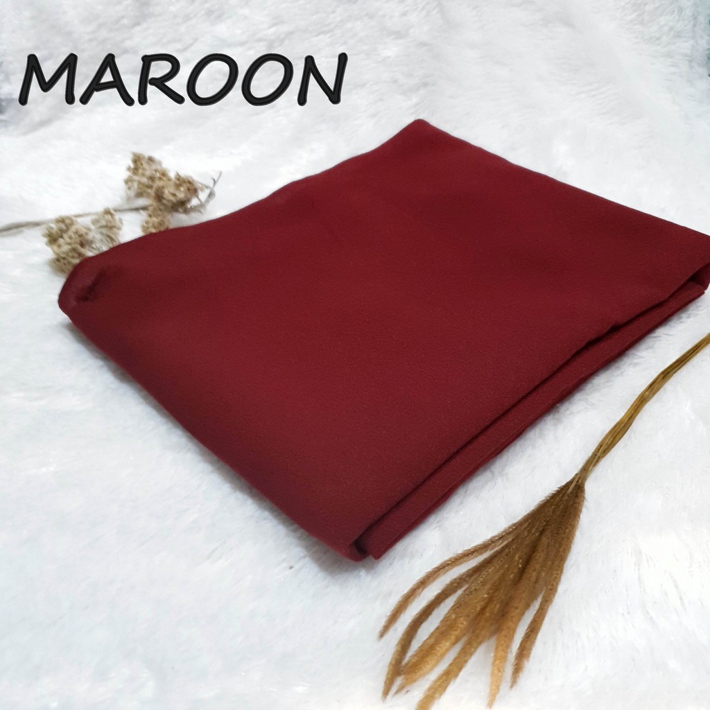 Pashmina Tali 200cm Diamond Italiano 75x200cm Pasmina Pastal Jumbo-maroon