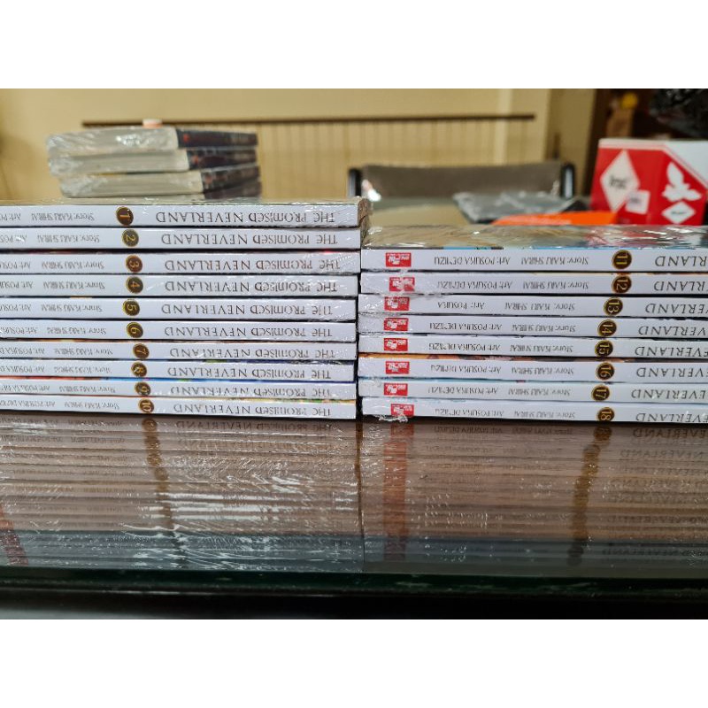 Komik The Promised Neverland vol 1-18 set segel ori