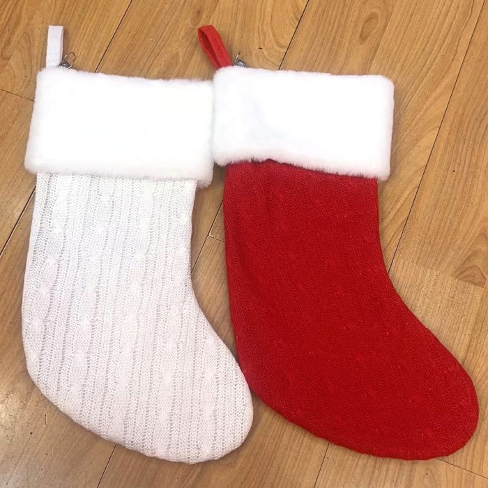 Kaos Kaki Natal Bulu Premium Tebal Christmas Socks Gift Kado Santa GROSIR