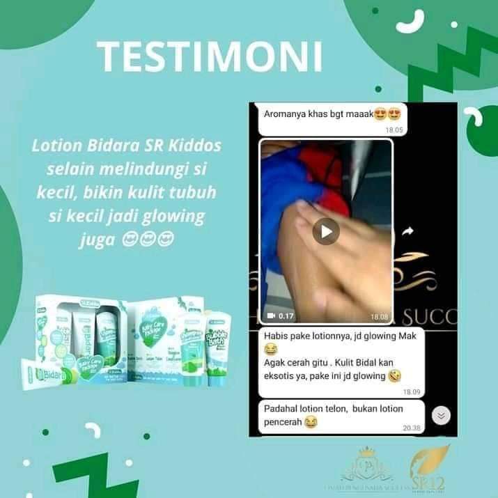 SR KIDDOS / BABY CARE DAUN BIDARA / PERAWATAN KULIT BAYI BALITA / SHAMPOO BAYI / SABUN BAYI / LOTION TELON