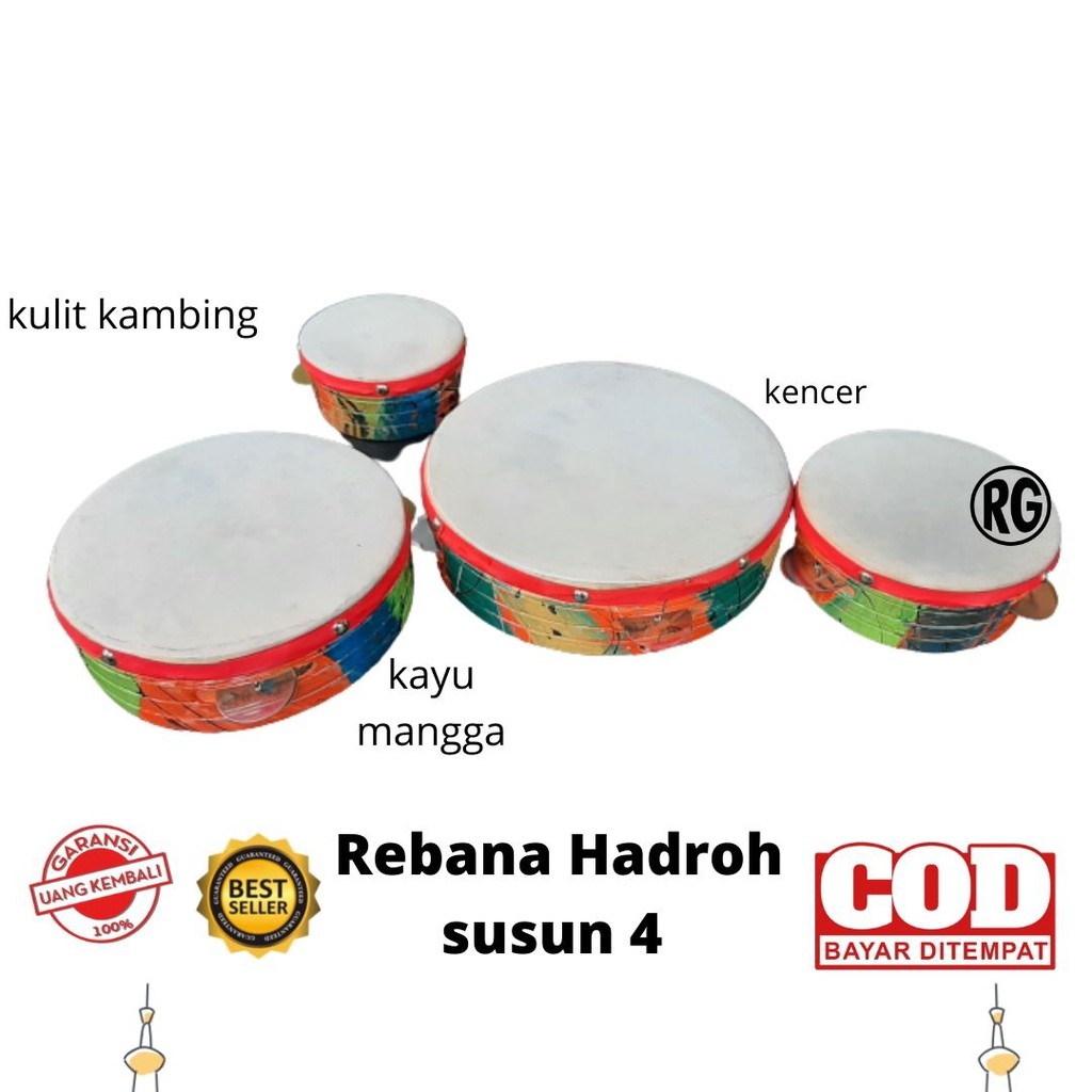 Rebana mainan anak  Alat hadroh  Alat musik rebana  alat rebana alat hadroh