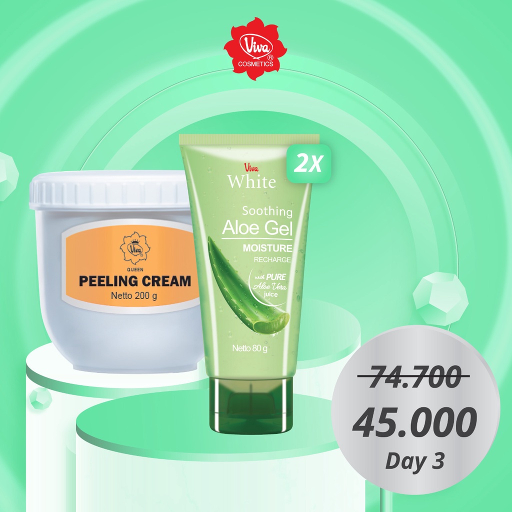 Paket 2 VW Soothing Aloe Viva Peeling Cream 200 g