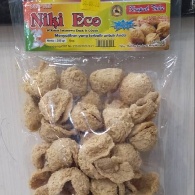 

Krupuk Tahu Pong Niki Eco 250g