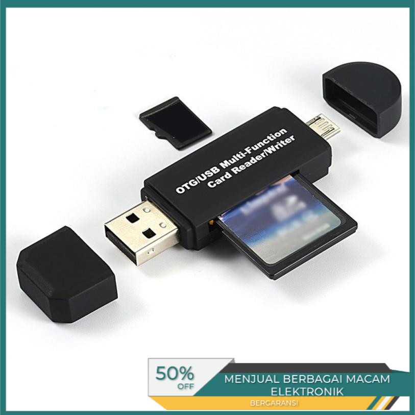 OTG Smart Micro USB 2.0 Adapter SD/TF Card Reader For Phone Samsung Note 2 3