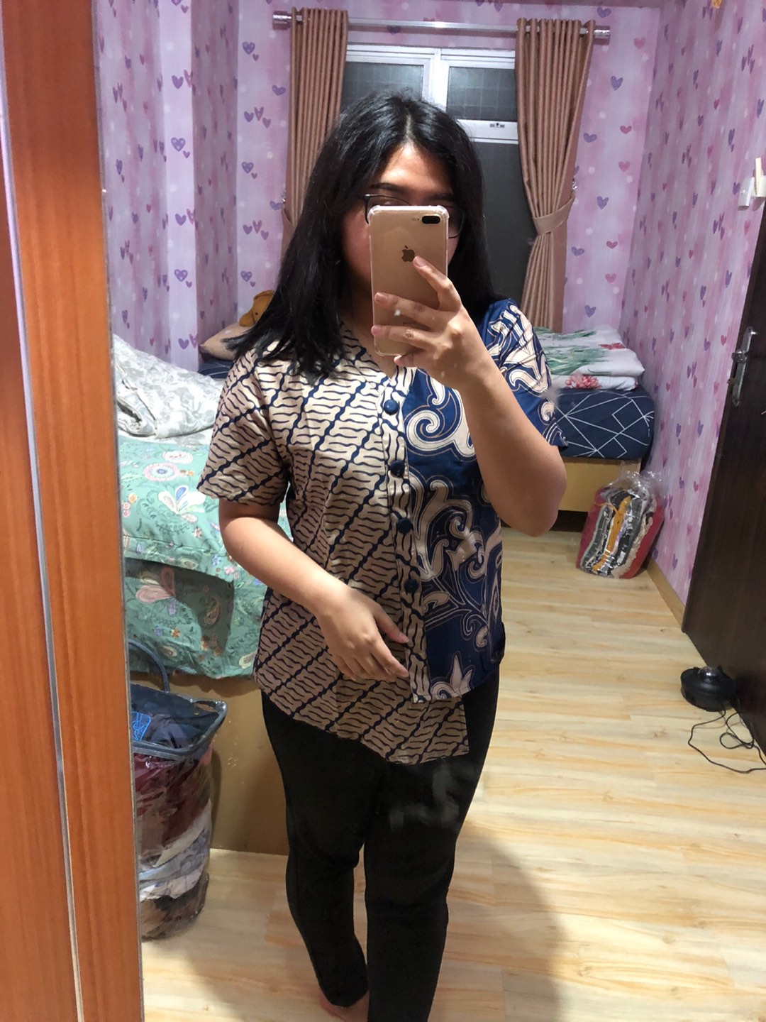 Atasan Batik Wanita Blouse Batik Bahan Katun Couple Kemeja Pria By Kanzahra S-m-l-xl-xxl-3l-4l-5l