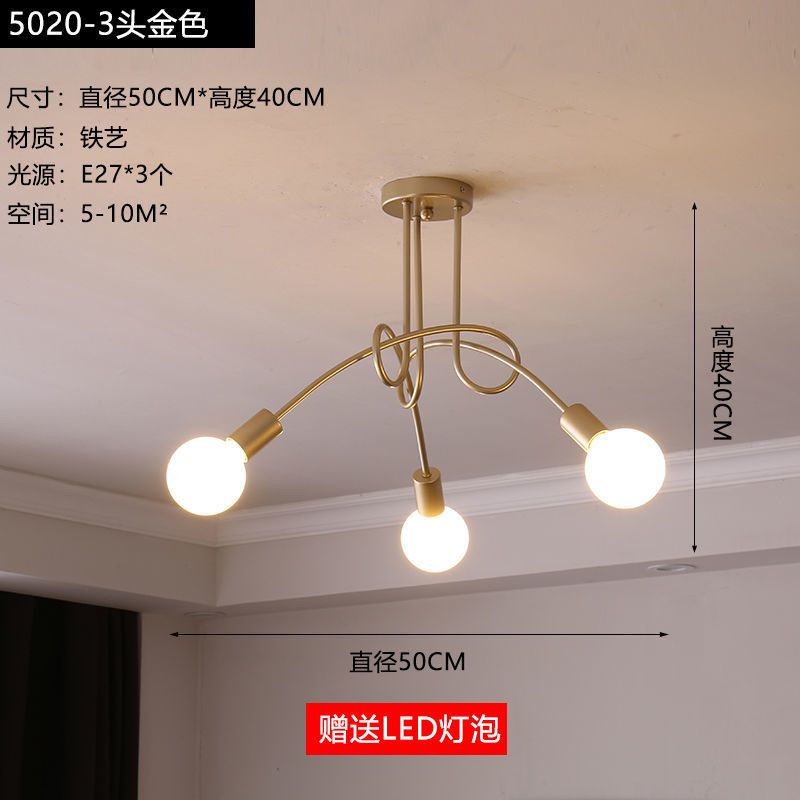 Lampu Plafon , Lampu Gantung  Ruang Tamu Hitam Gold