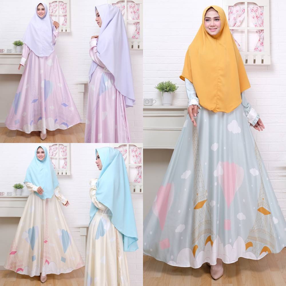 Gamis syari Hannah 01