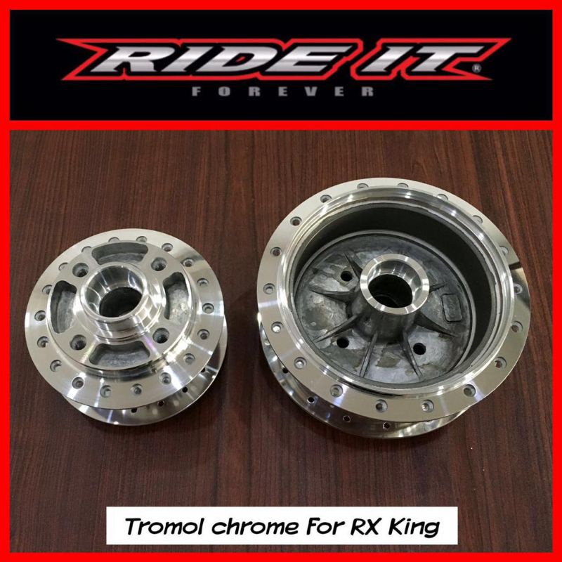 TROMOL RX KING Krom  DEPAN BELAKANG Ride it