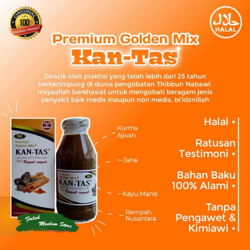 

KAN-TAS Jamu Kantas Herbal Kanker Tumor Tuntas 280ml