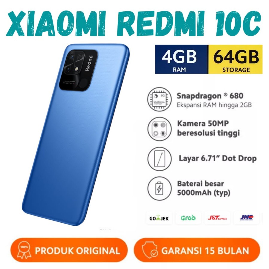 REDMI 10C (4GB+64GB) (4GB+128GB) - GARANSI RESMI-6
