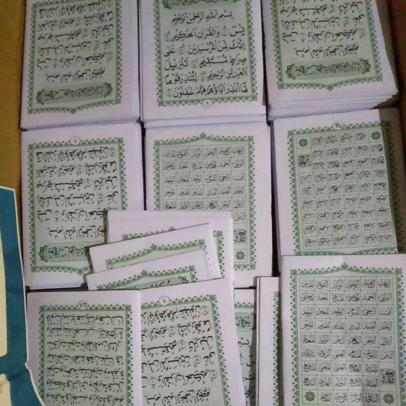 blangko yasin tahlil istighosah dan doa, yasin tanpa cover 64halaman