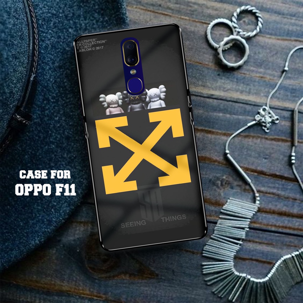 Case OPPO F11 - Casing OPPO F11 [ KAWS ] Silikon OPPO F11  - Case Hp - Case Mewah - Cassing Hp - Sof