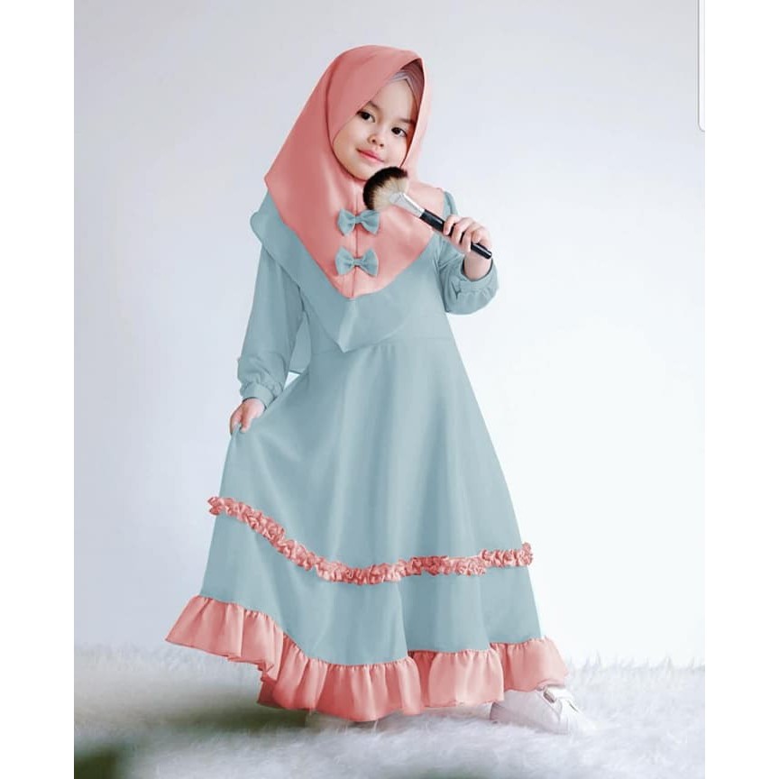 20+ Koleski Terbaru Gambar Baju Gamis Anak Kecil