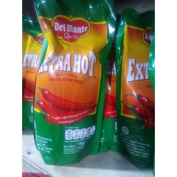 DELMONTE EXTRA HOT REFFILL 1KG