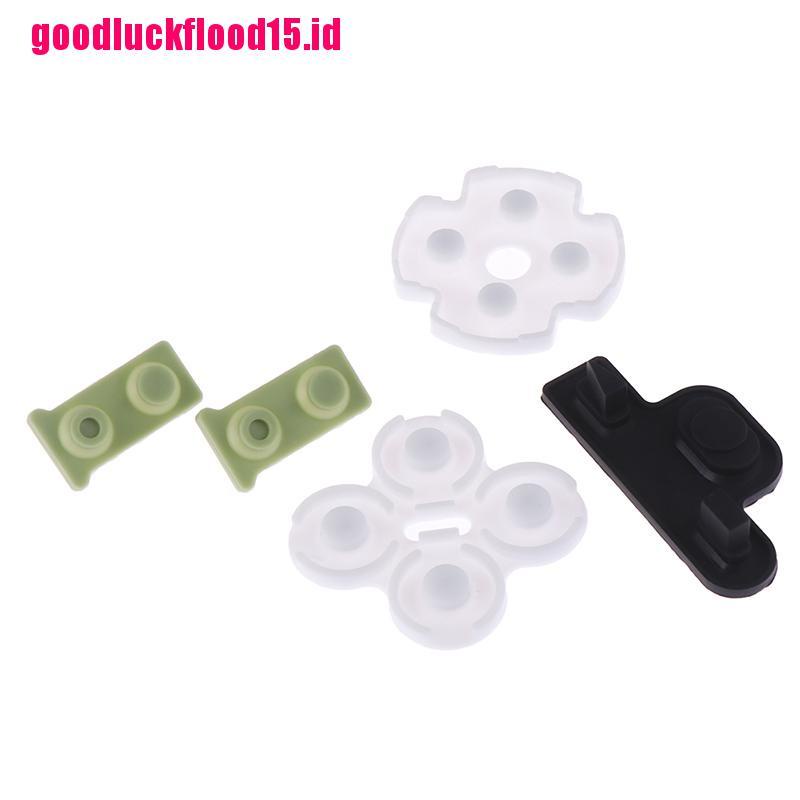 (LUCKID) 5pcs / set Bantalan Karet Konduktif Pengganti Untuk Tombol Controller