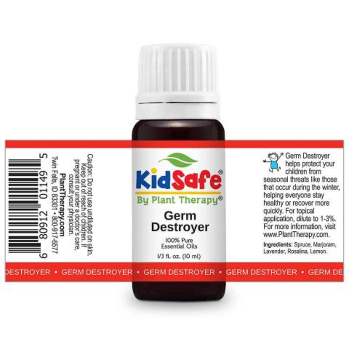 Plant Therapy Kidsafe Germ Destroyer Essential Oil 10 Ml (Usa)