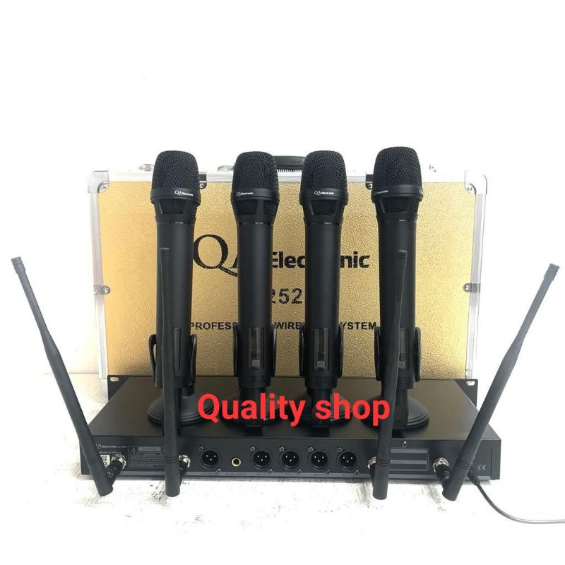 Mic Wireless QA ELECTRONIC B2520 / B 2520 Original By RDW 4 Handheld