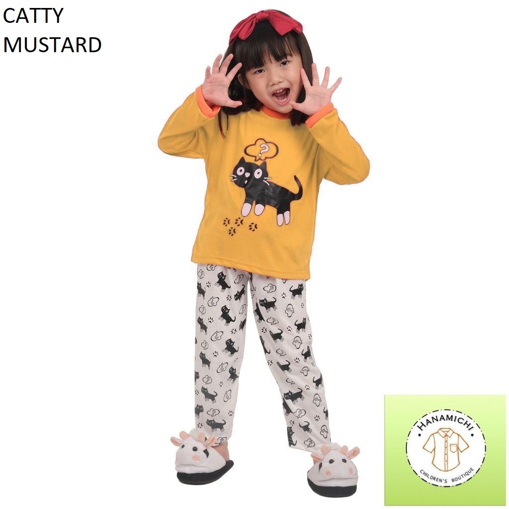 Hanamichi CATTY.PP Setelan Baju Tidur Setelan Anak Lengan Panjang