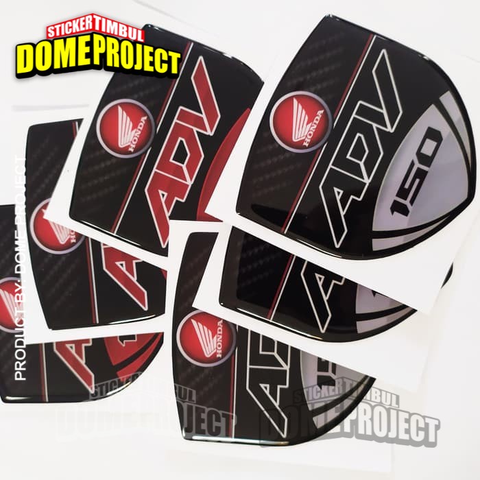 STIKER MOTOR TIMBUL EMBLEM HONDA ADV 150 TIMBUL