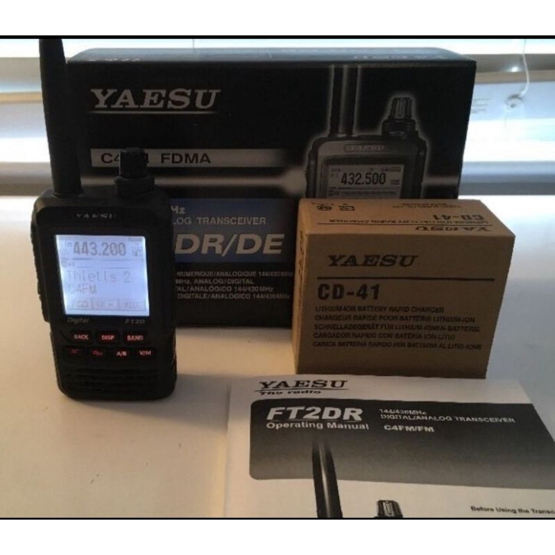 HT YAESU FT-2DR touch screen FT2DR WATERPROOF IPX5 ORIGINAL