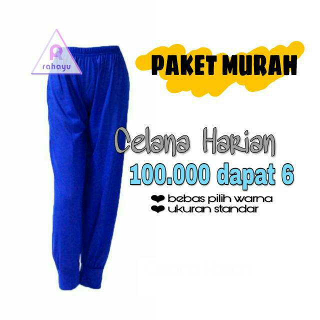 Paket Hemat Isi 3pcs Celamis Aladin / Celana Dalaman Gamis Aladin / Celamis Aladin Kaos / Inner Gamis Aladin / Celana Harian Model Aladin / Celana Dalaman Gamis Aladin Wanita