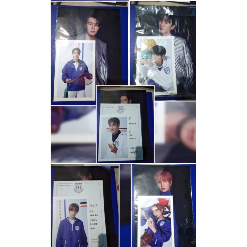 Super Junior Set SG 21 Eunhyuk, Donghae, Siwon, Yesung, Leeteuk