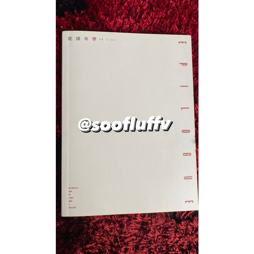Photobook BTS - Epilogue 2016