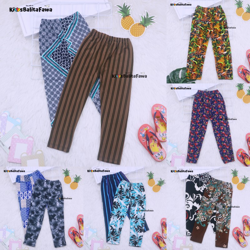 Legging Carlissa 3-4 Tahun / Celana Panjang Cewek Balita Fashion Kids Murah Leging Anak Perempuan