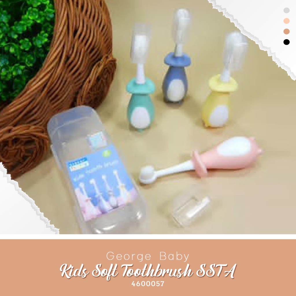 George Baby Toothbrush Set / Sikat Gigi anak / Finger Toothbrush / Sikat Lidah