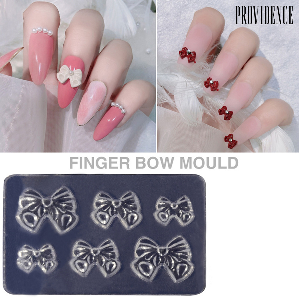 Providence Cetakan Kuku Tebal Tiga Dimensi Bentuk Pita Untuk Salon