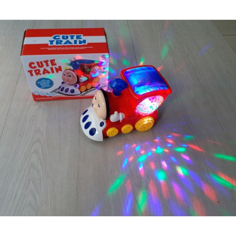 Mainan Kereta Thomas lampu 3D cute