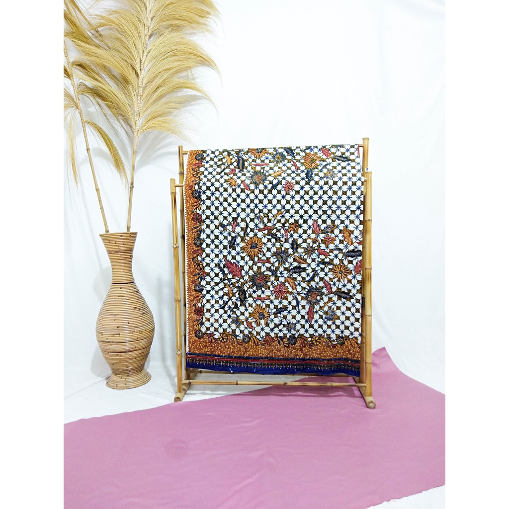 Batik Tulis Lasem Klasik Tiga Negeri Kawung Baganan Sekar Jagad