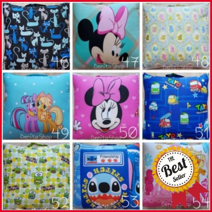 Bantal Selimut Balmut Mini Karakter kain CVC