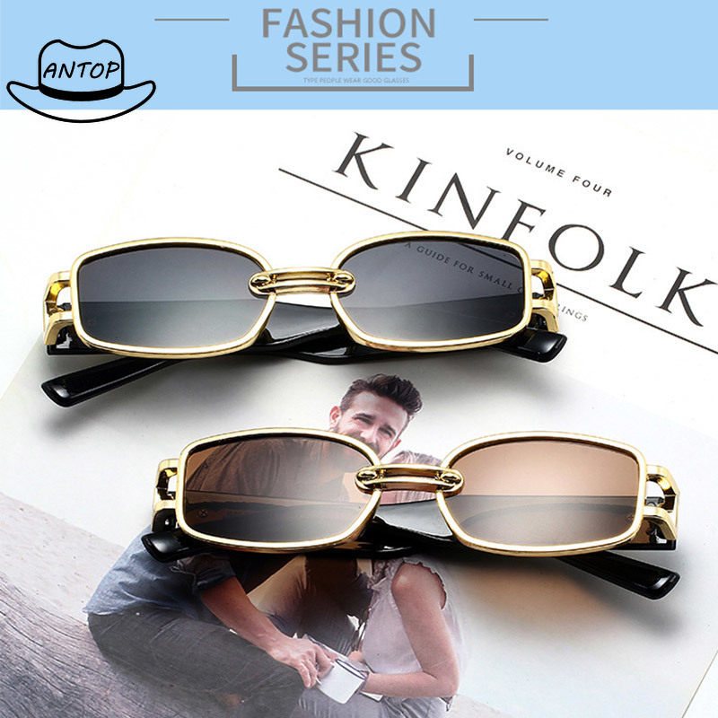 Kacamata Hitam Korean Ulzzang Gaya Wanita Rectangle Shades Retro KACA MATA Sunglasses ANTOP