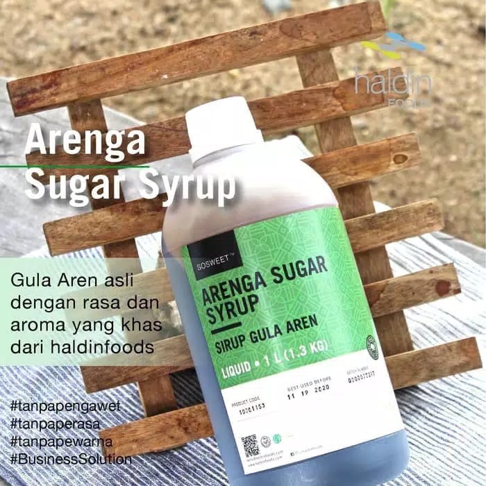 

ARENGA SUGAR SYRUP (Gula Aren Cair Siap Pakai) 1,3 Kg by HALDIN FOODS