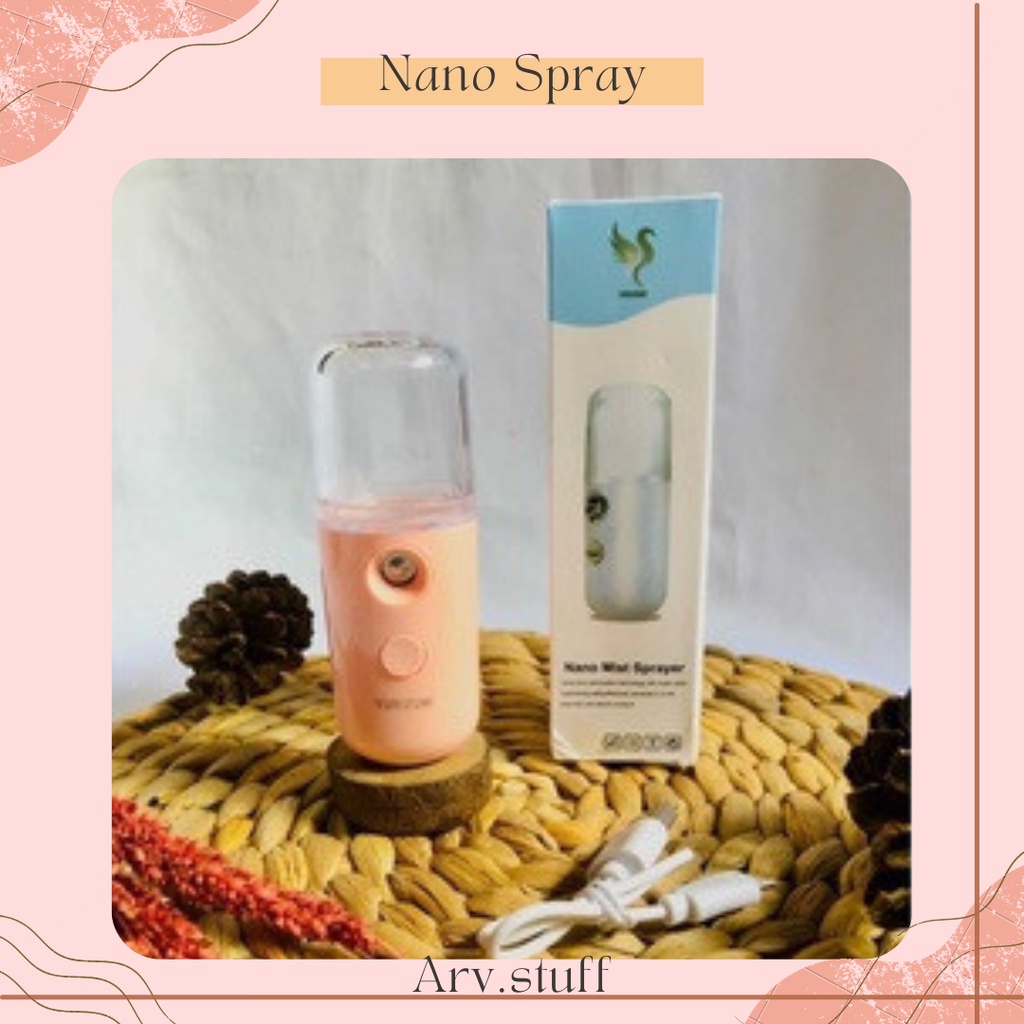 Nano Spray Portable / face mist semprotan menyegarkan perawatan wajah murah