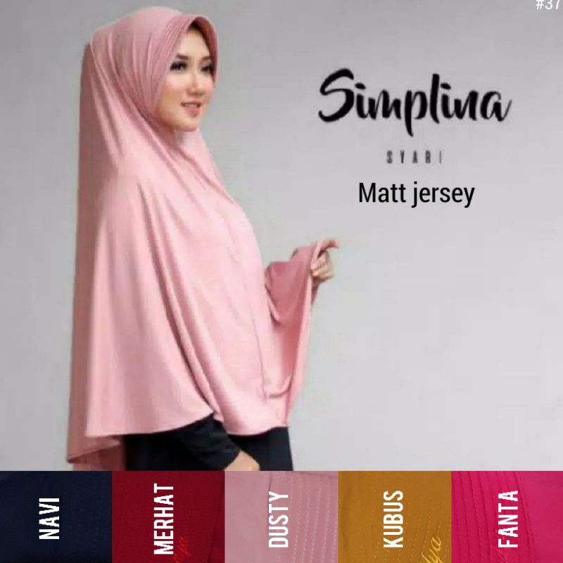 [ ORI LAUDYA ] hijab simplina instan syari