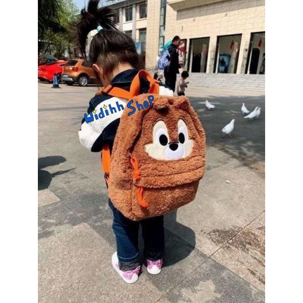 Disney Plushie Backpack Import / Tas Ransel boneka / Tas Lotso / Tas Chipmunk / Tas Winnie The Pooh / Tas Ransel Anak